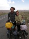 Cycling legend Claude Malthaler and wife. 7 years on the bike
