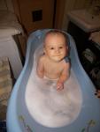 Bath with 9 months
